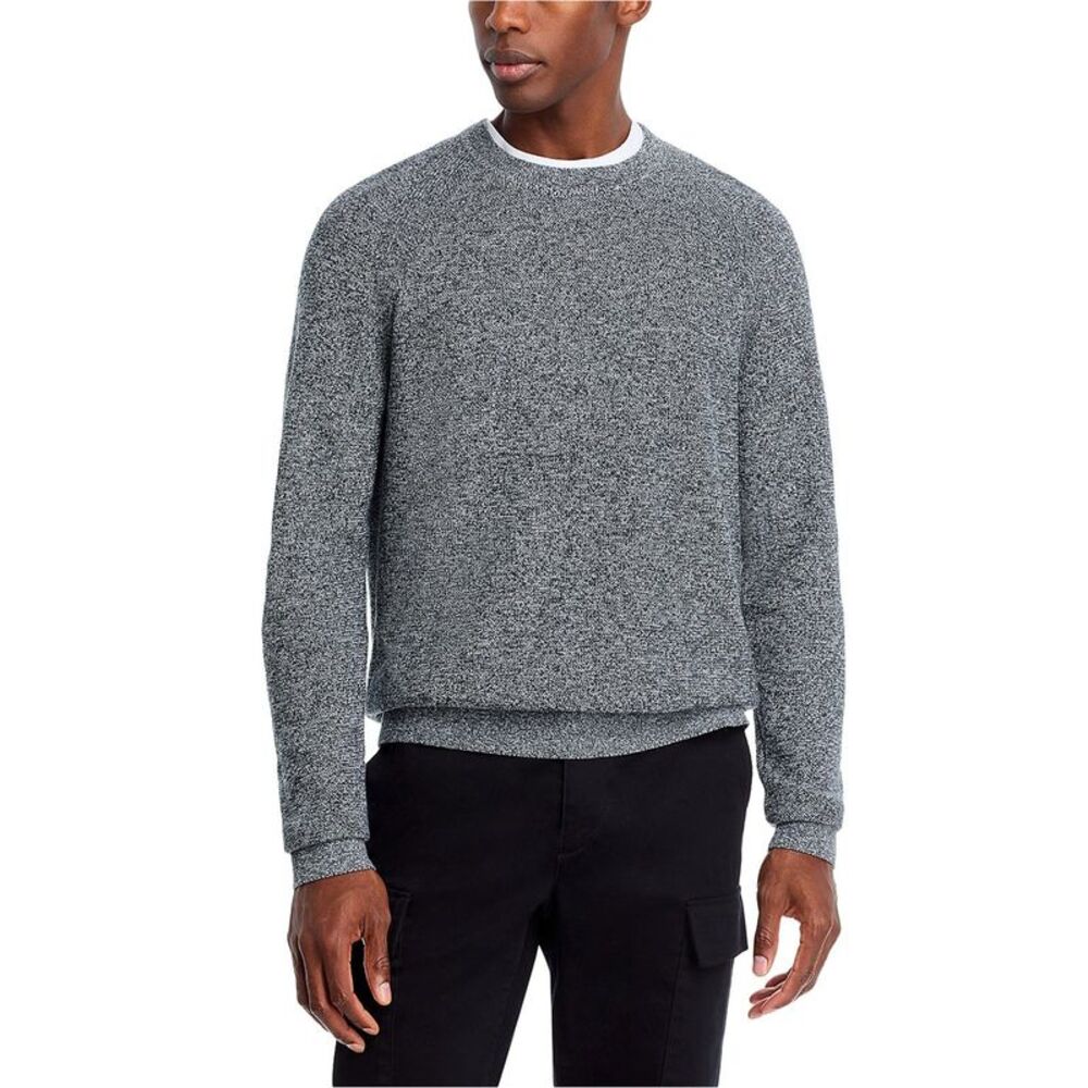 Michael Kors Mens Modern-Fit Textured Pullover Sweater, NWT